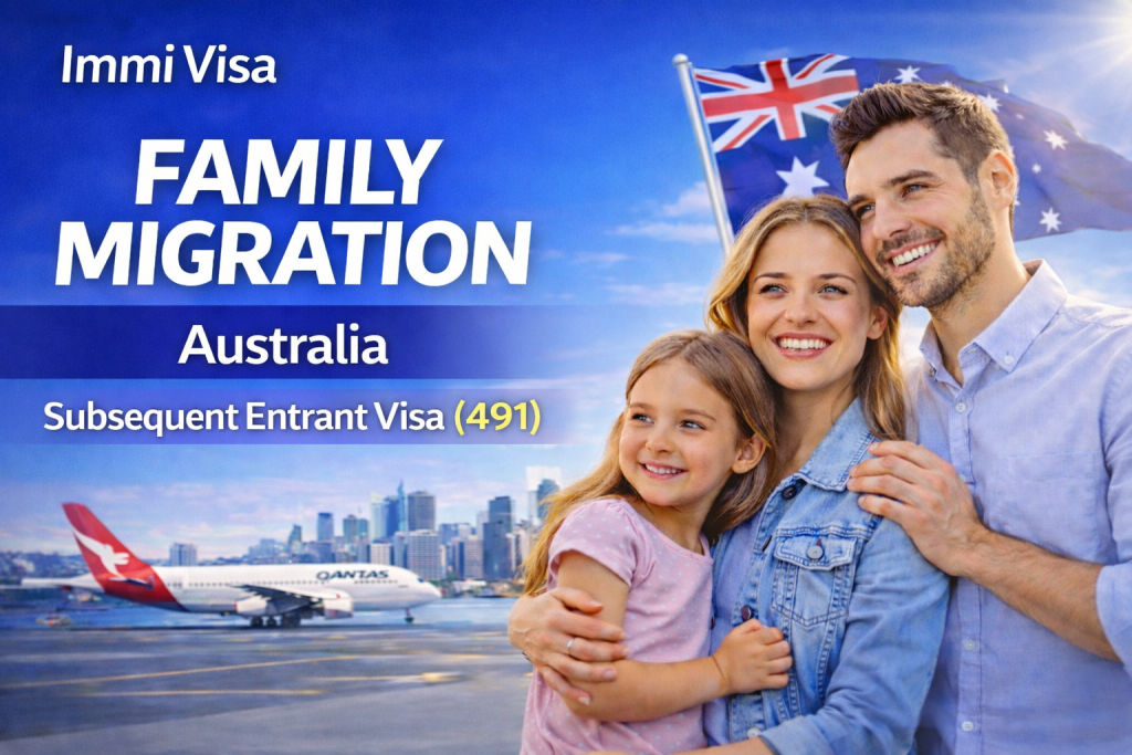 Family Migration to Australia via Subsequent Entrant Visa (Sc 491)